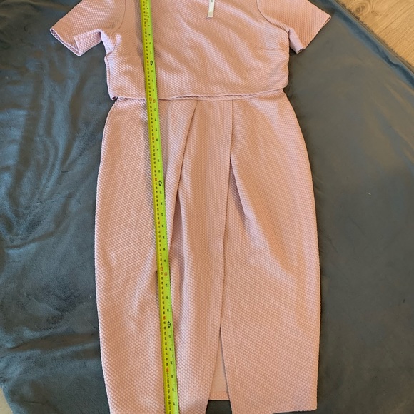 Blush Pink Wiggle Dress - Picture 1 of 7